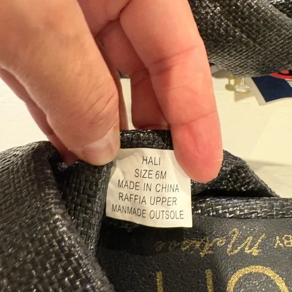 Black Women's Platform Sandals sz 6 - Picture 5 of 5